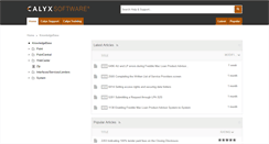 Desktop Screenshot of kb.calyxsupport.com