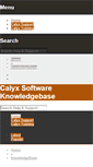 Mobile Screenshot of kb.calyxsupport.com